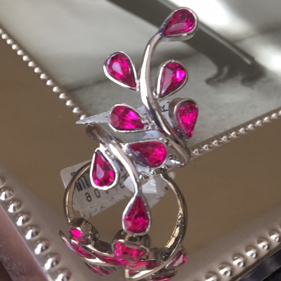 ❤️Stunning Simulated Pink Sapphire Ring Size 9 - Picture 3 of 4